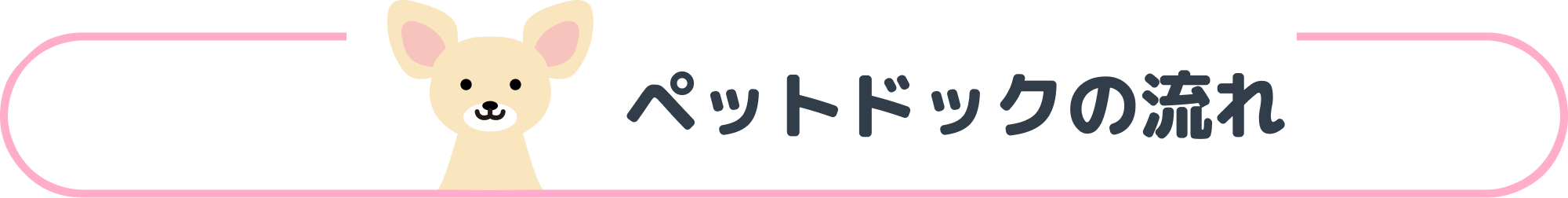 ペットドックの流れ