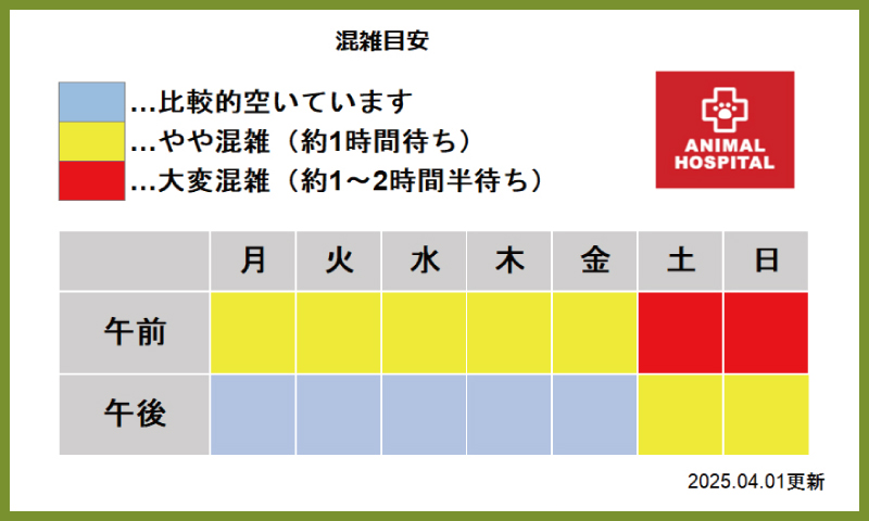ペテモ動物病院 与野 混雑MAP